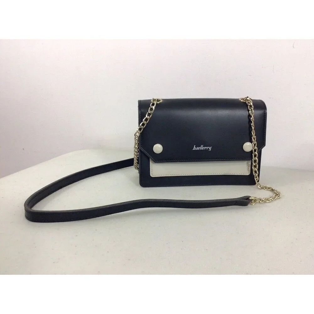 Baellerry Leather Crossbody Bag